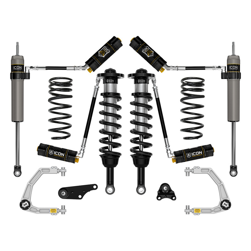 ICON 2024-2025 Toyota Tacoma 1.25-3" Lift, Stage 5 Suspension System, Billet, Overland Rear Springs